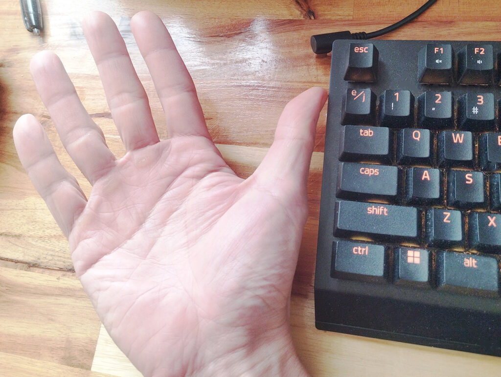 手の大きさ マウスつまみ持ち派のためのマウス