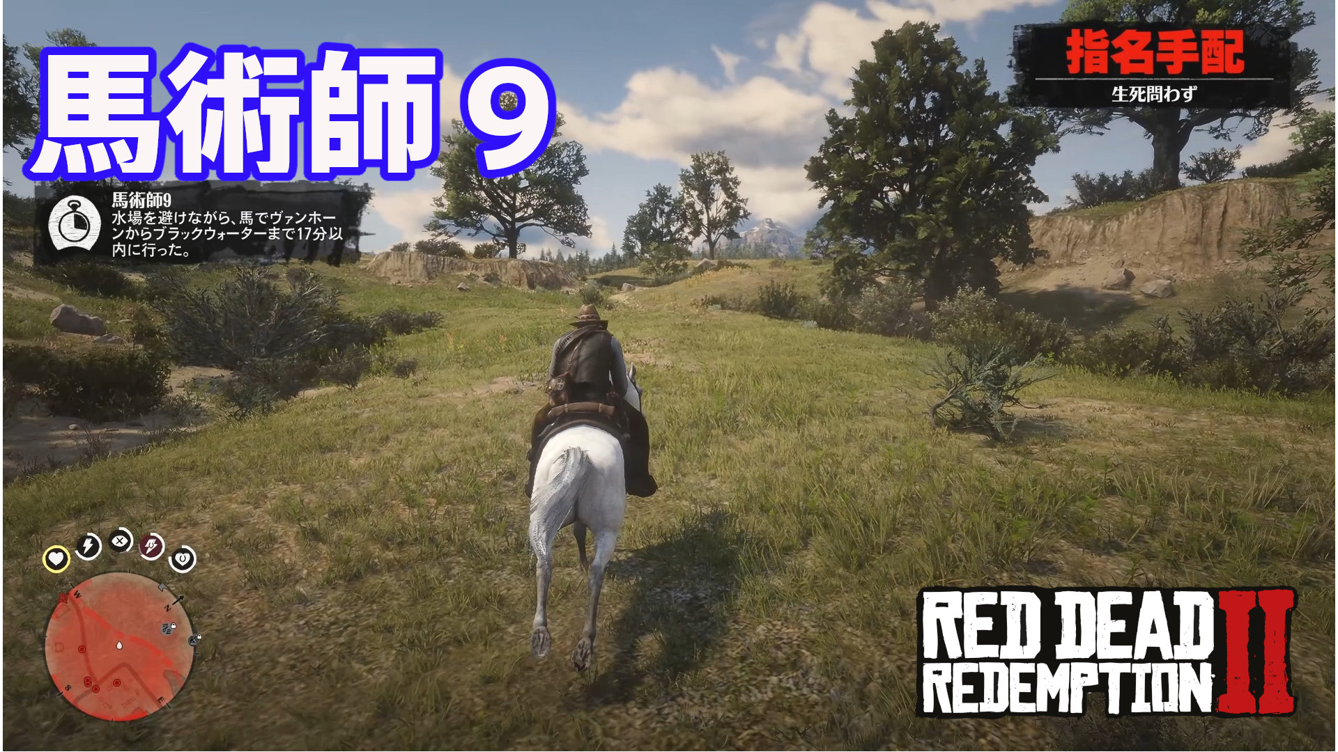 【RDR2】馬術師9をアーサーでクリアする【動画あり】